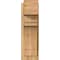 Ekena Millwork Merced Block Rough Sawn Outlooker, Western Red Cedar, 8"W x 14"D x 26"H OUT08X14X26MRC05RWR - alternate 2